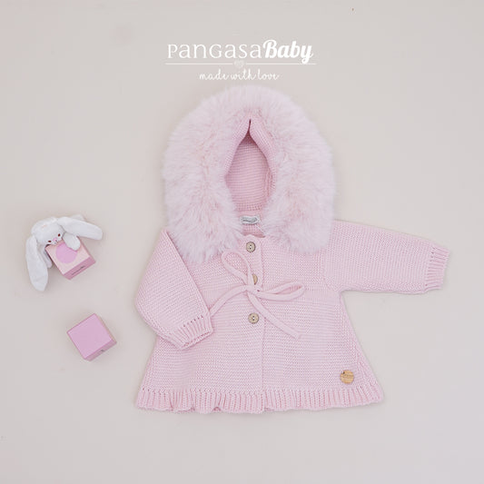 Pangasa Natural Fur Jacket - Powder Pink