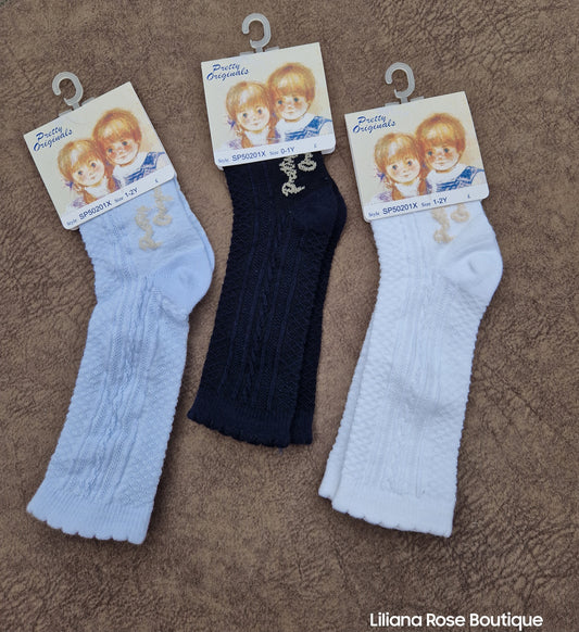 Pretty Originals Boys Cotton Socks - 3 colours