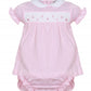 Minhon 100% Cotton pink Smock Style Dress & Panty - 6M / 12M / 18m