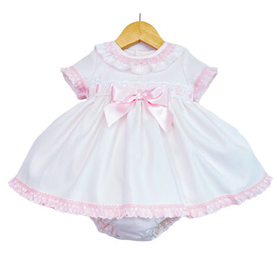 Wee Me White Puffball Dress and Knickers - 36m